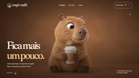 Hero em tela cheia, vídeo em loop